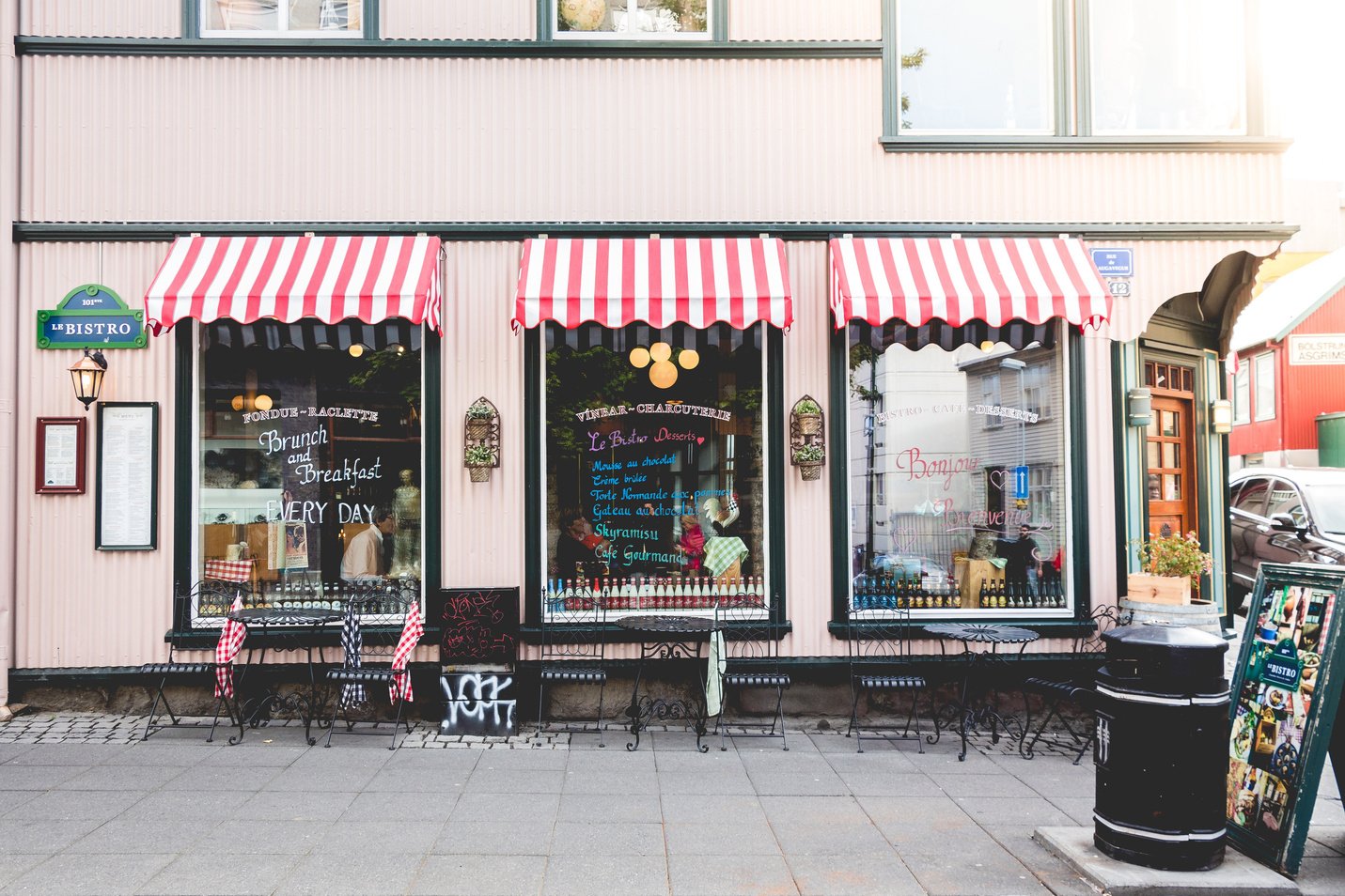 Facade of Small Shops